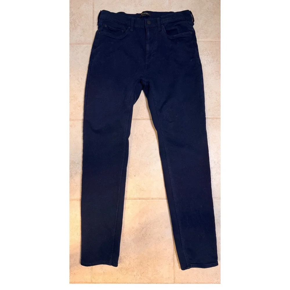 Banana Republic Mens Slim Fit 5-Pocket Pants Navy Blue 32x34 1620338